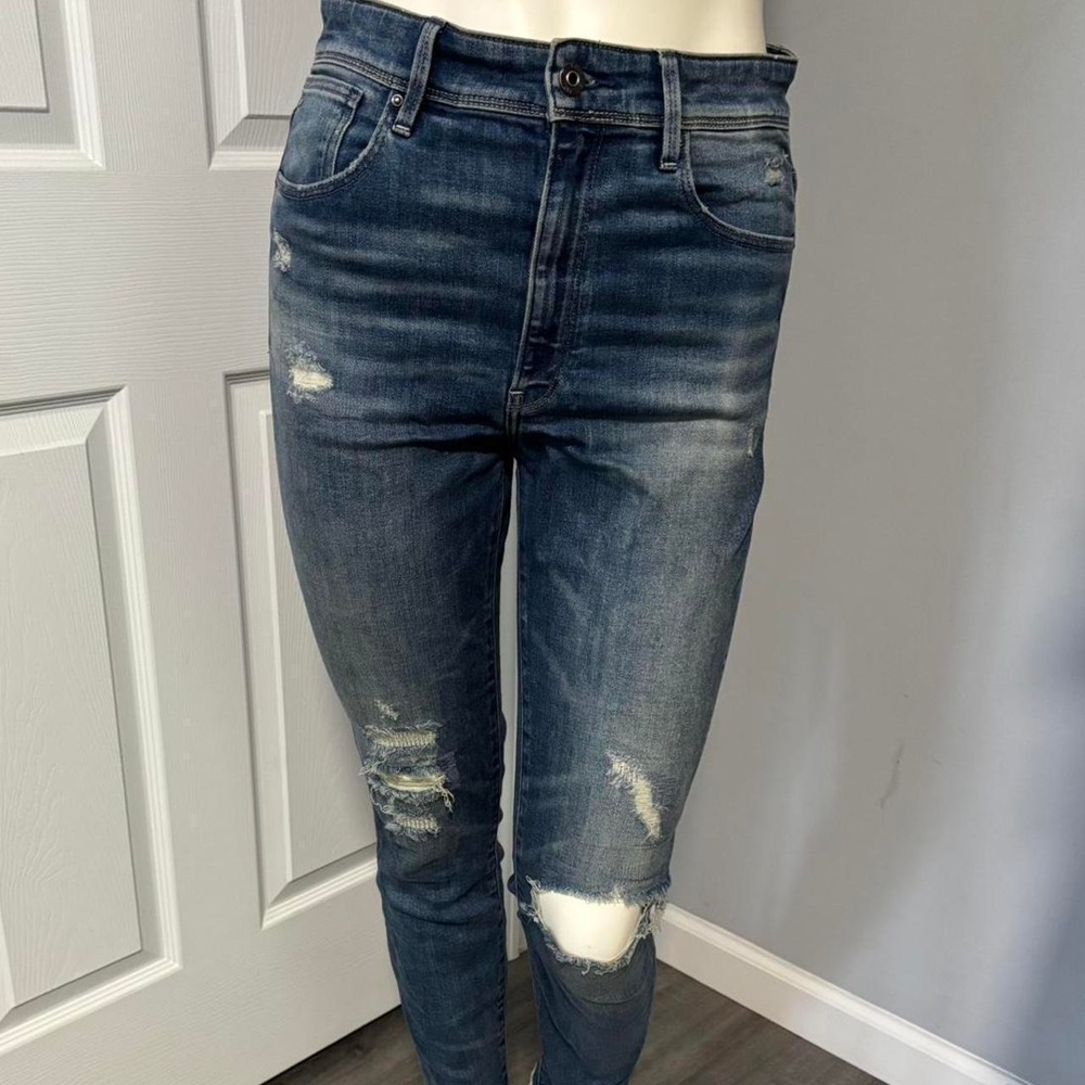 G-Star Raw Kafey Ultra High Skinny Ankle Jeans